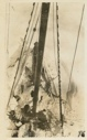 Image of Bowdoin from masthead in winter quarters